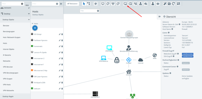 Desktop Objekt anlegen VPN Host